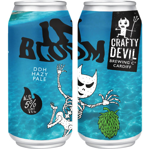 IN BLOOM 5% DDH Hazy Pale. 4 x 440ml Cans