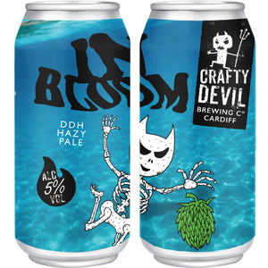 IN BLOOM 5% DDH Hazy Pale. 4 x 440ml Cans