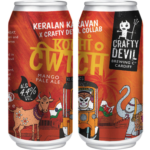KOCHI CWTCH. 4.4% Mango Pale Ale. 4 x 440ml Cans