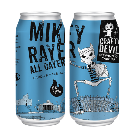 MIKEY RAYER All Dayer - Session Pale Ale. 4%.  4 x 440ml cans.